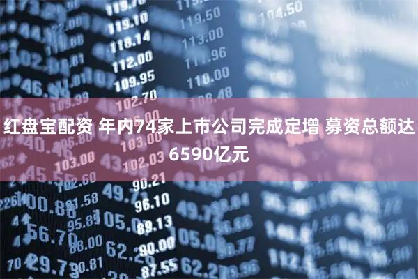 红盘宝配资 年内74家上市公司完成定增 募资总额达6590亿元