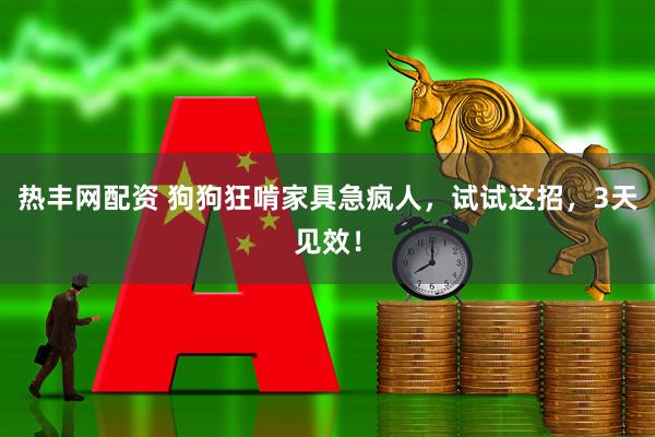 热丰网配资 狗狗狂啃家具急疯人，试试这招，3天见效！