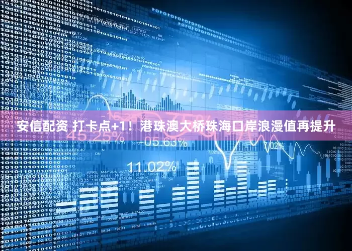 安信配资 打卡点+1！港珠澳大桥珠海口岸浪漫值再提升